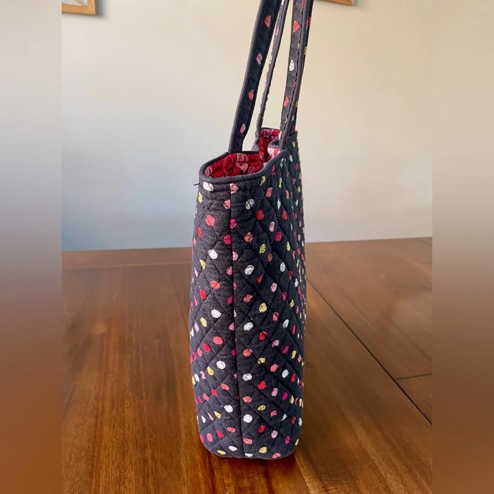 Vera Bradley Polka Dot Havana Tote - Picture 6 of 11